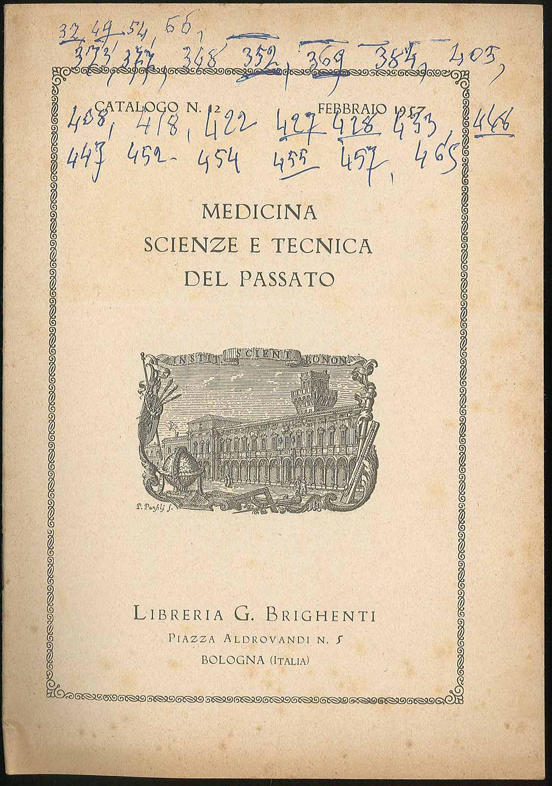 Medicina scienze e tecnica del passato