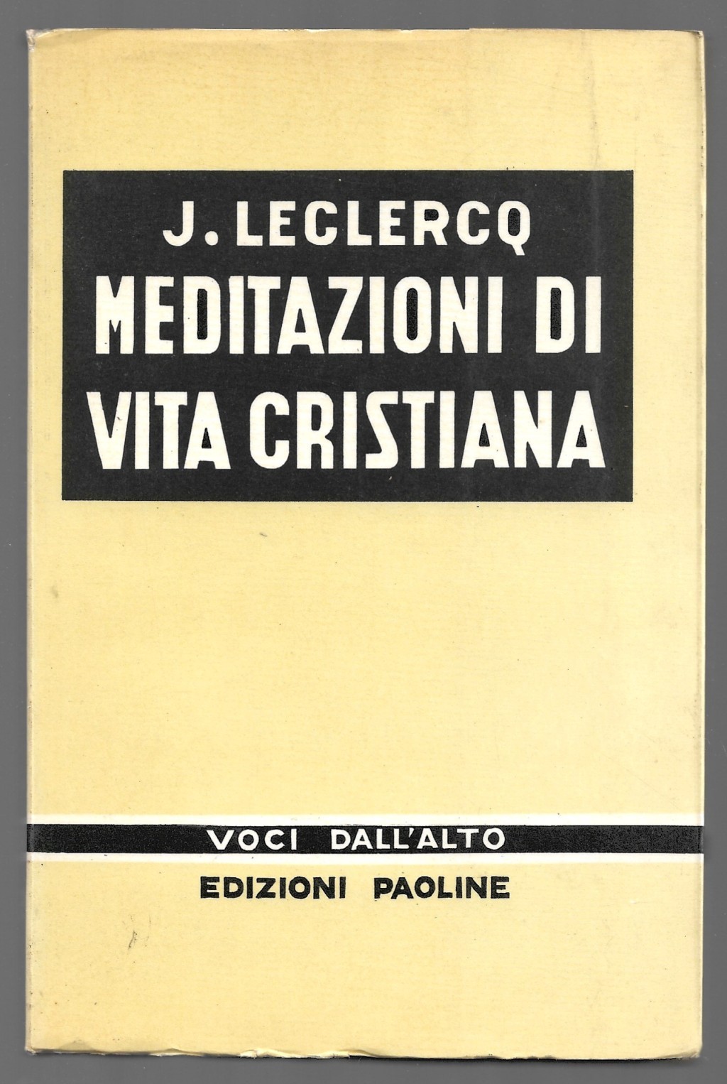 Meditazioni di vita cristiana