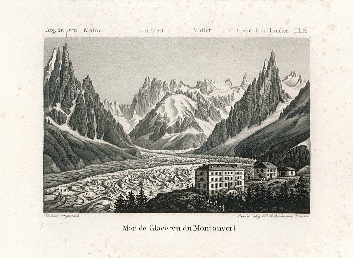 Mer de Glace vu du Montanvert