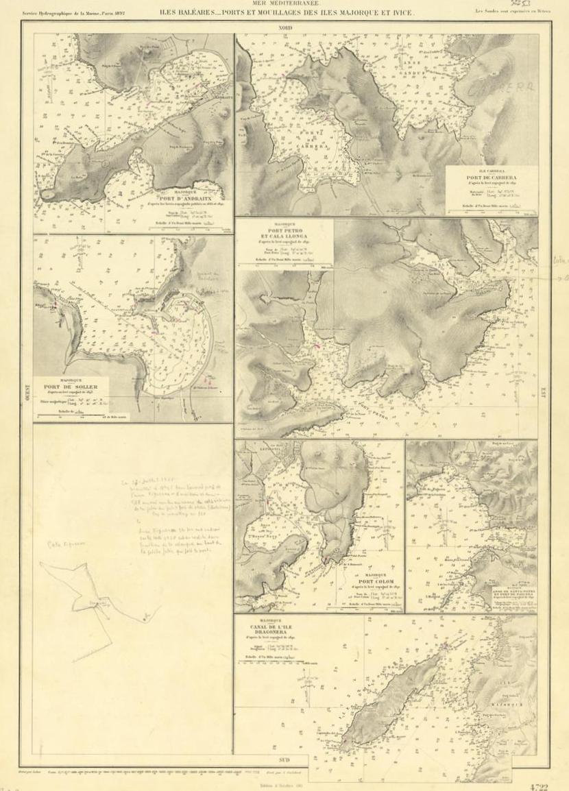 Mer Méditerranée - Iles Baléares . port et mouillages del …