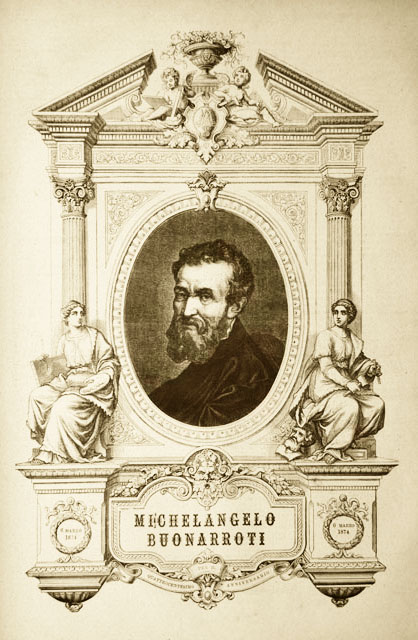 Michelangelo Buonarroti / 6 marzo 1874. Per il quattrocentesimo anniversario