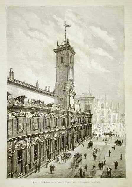 Milano - Il Palazzo della Borsa .