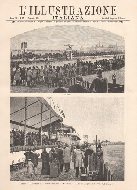 Milano - L'apertura del Trotter italiano - 27 ottobre - …