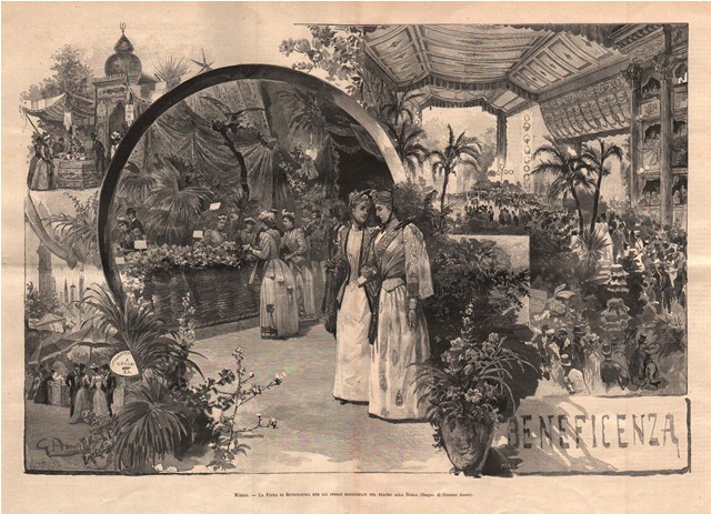 Milano.- La Festa di Beneficenza per gli operai disoccupati nel …