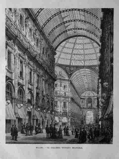 Milano - La galleria Vittorio Emanuele