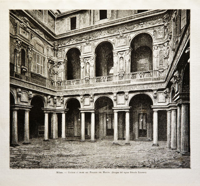Milano / Cortile d’onore del Palazzo del Marino
