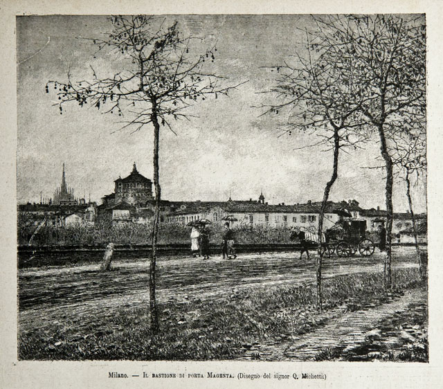 Milano / Il bastione di porta Magenta