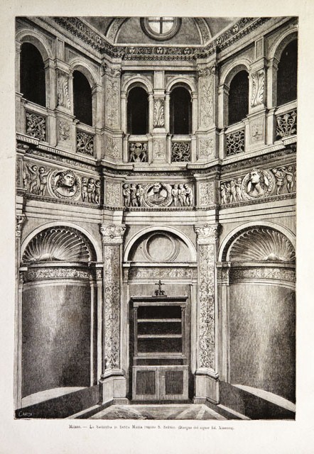 Milano / La Sacristia di Santa Maria presso S. Satiro
