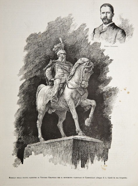 Modello della statua equestre di Vittorio Emanuele per il monumento …