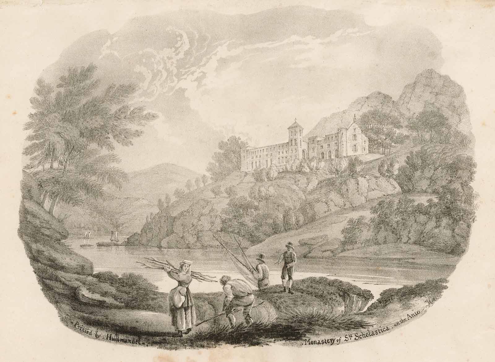 Monastery of S.ta Scholastica - on the Anio