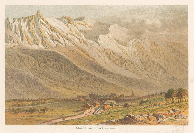 Mont Blanc from Chamouni