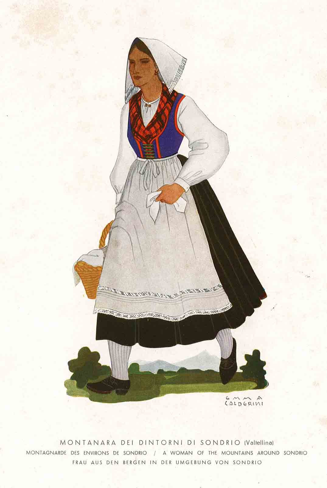 Montanara dei dintorni di Sondrio (Valtellina)