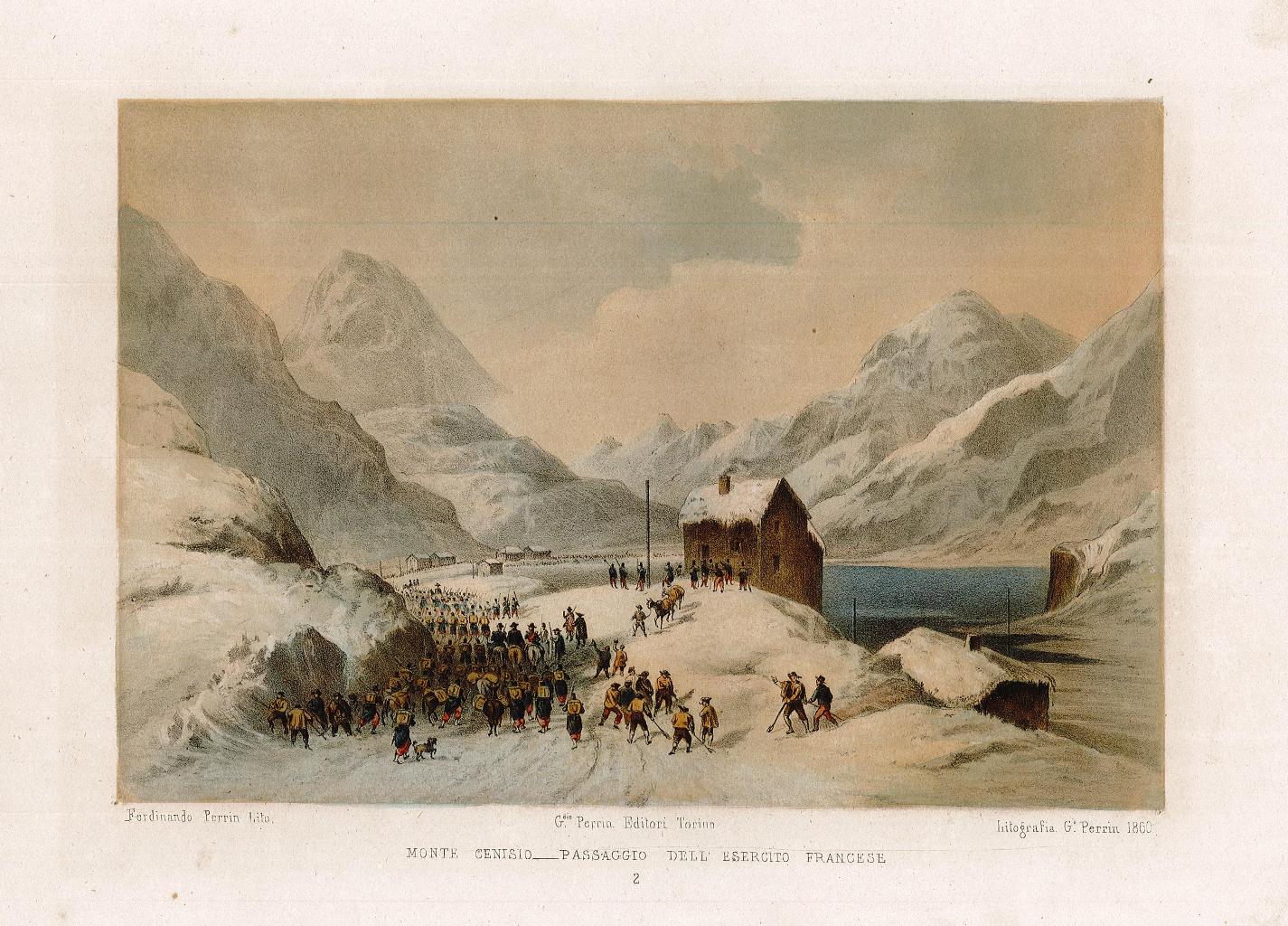 Monte Cenisio - passaggio dell'esercito francese