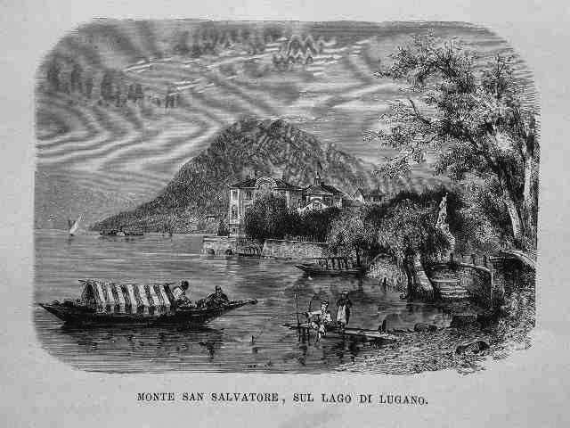 Monte San Salvatore sul lago di Lugano