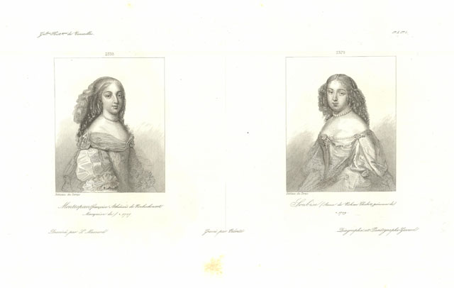 Montespan (Francoise-Athénais de Rochechouart marquise de) - Soubise (Anne de …