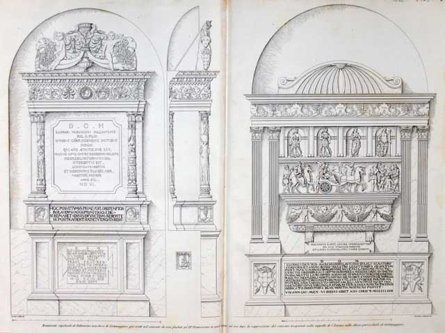 Monumenti sepolcrali de' Pallavicino marchesi di Cortemaggiore . (Famiglia Pallavicino)