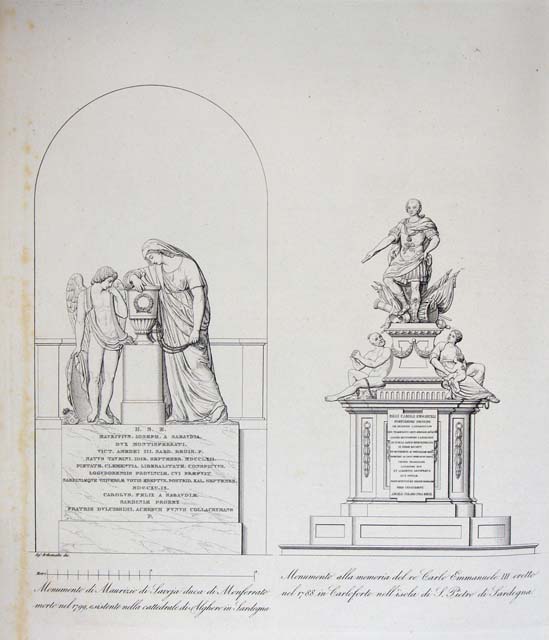Monumento di Maurizio di Savoja duca di Monferrato morto nel …