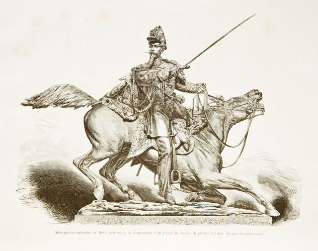 Monumento equestre al Duca di Genova, da inaugurarsi il 10 …