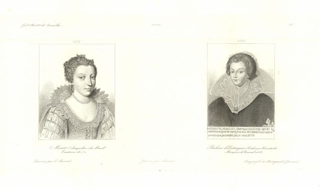 Moret (Jacqueline de Bueil Comtesse de) . - Balzac d'Entragues …