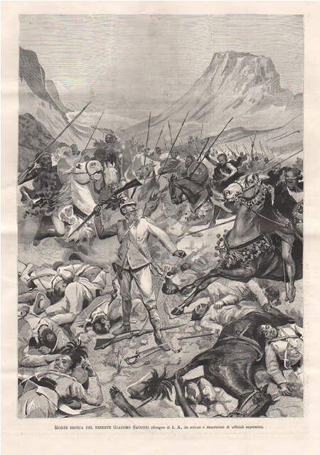 Morte eroica del tenente Giacomo Sacconi
