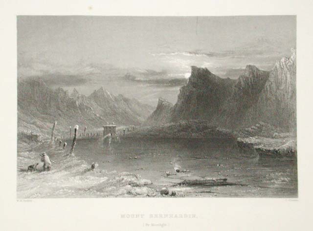 Mount Bernhardin. (By Moonlight)