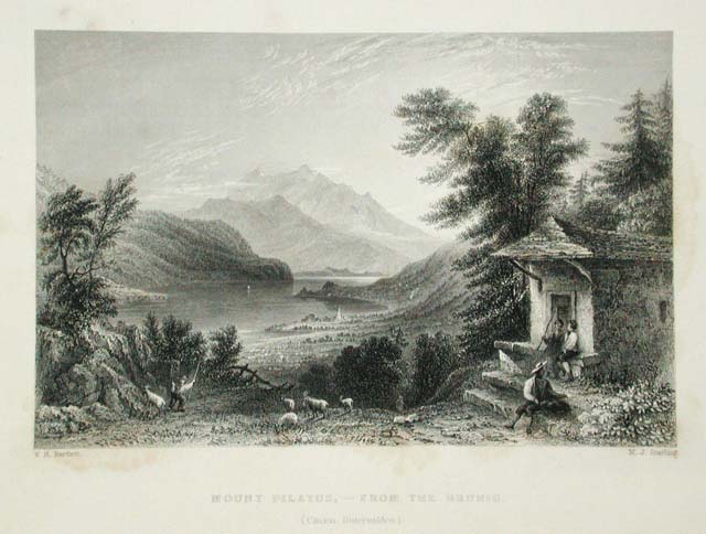 Mount Pilatus, - from the Brunig./ (Canton Unterwalden)
