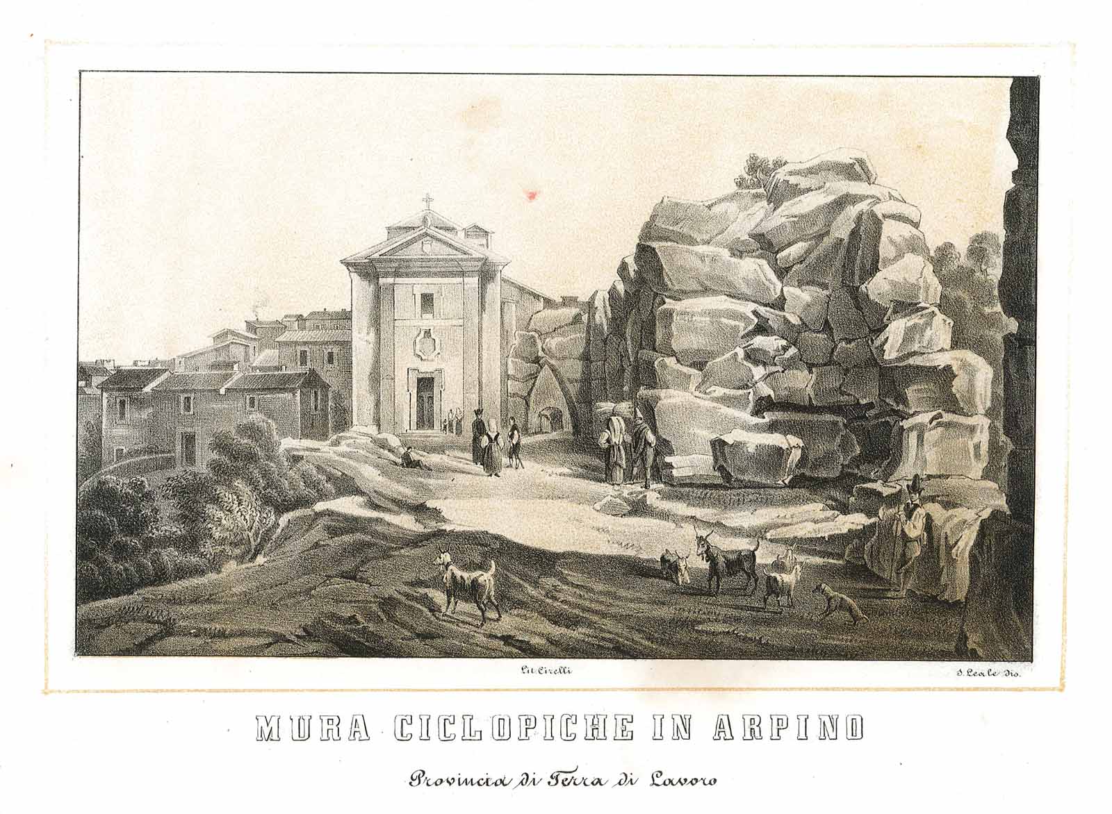Mura Ciclopiche in Arpino Provincia di Terra di Lavoro