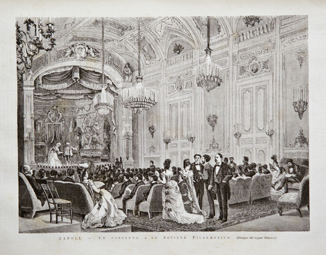 Napoli.- Un concerto alla Società Filarmonica