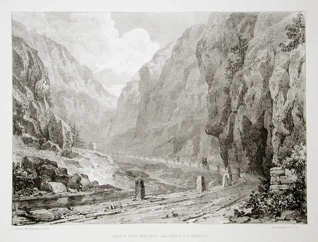Near the grand gallery of Gondo