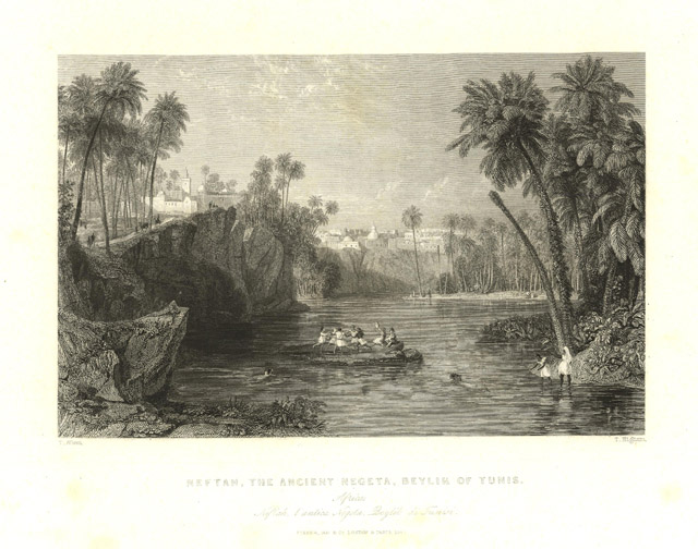 Neftah, the ancient Negeta, Beylik of Tunis
