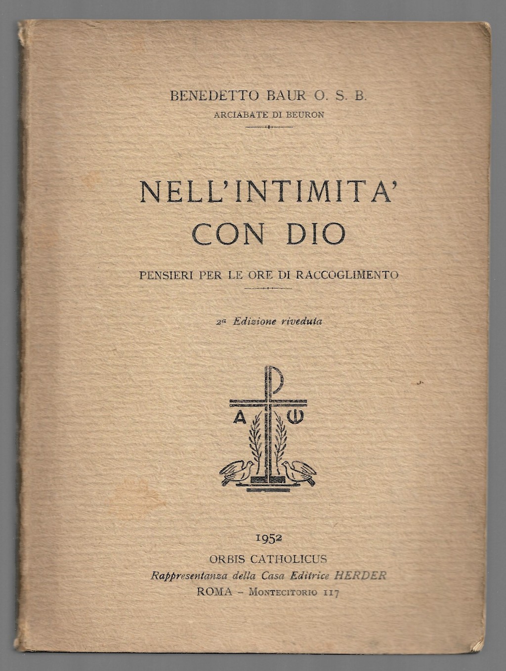 Nell'intimità con Dio - Pensieri per le ore di raccoglimento