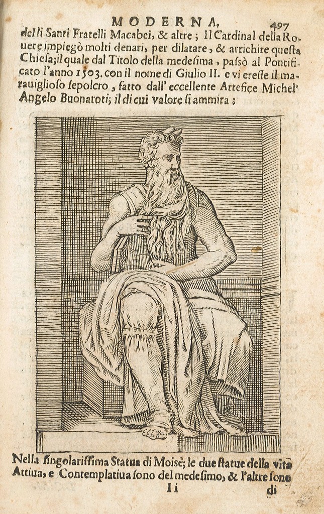 Nella singolarissima Statua di Moisè