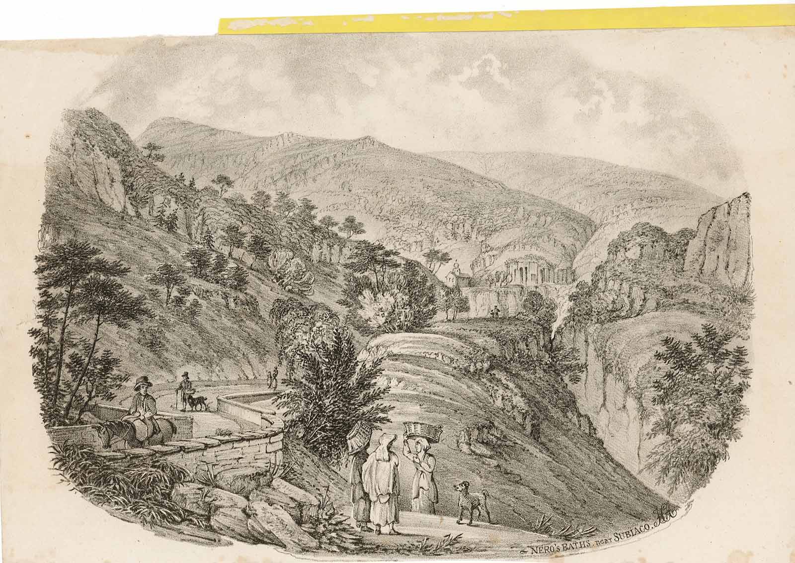 Nero's Baths. near Subiaco.