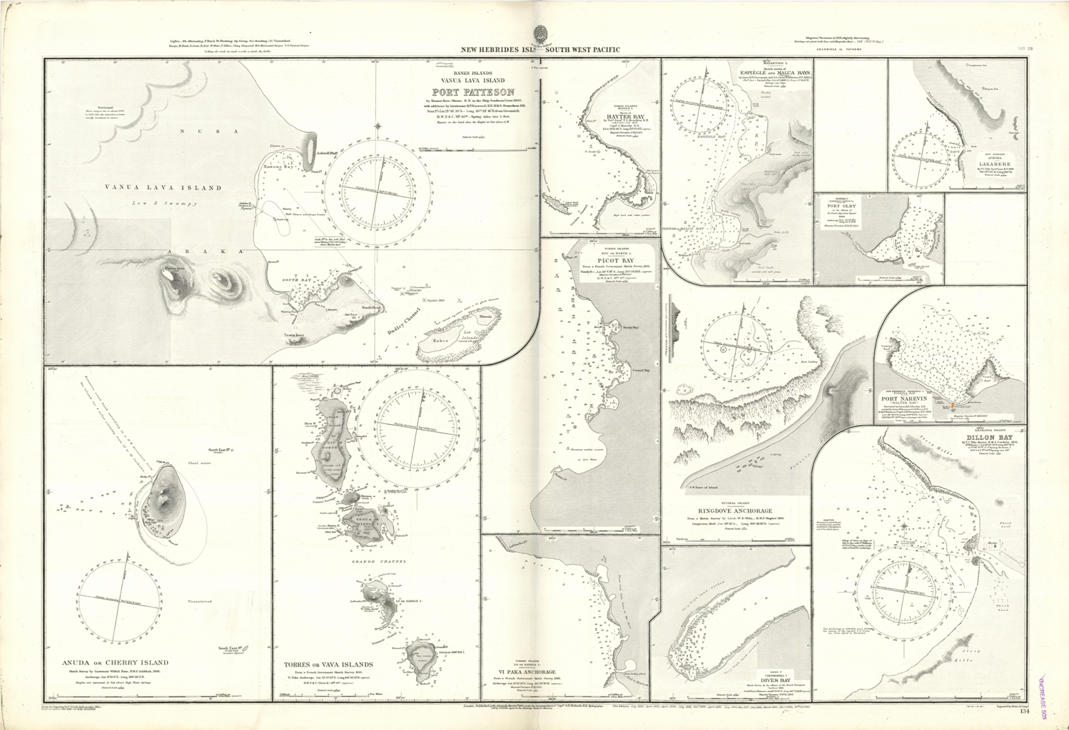 New Hebrides Isl.s South West Pacific