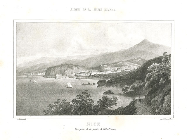 Nice Vue prise de la pointe de Villa-Franca