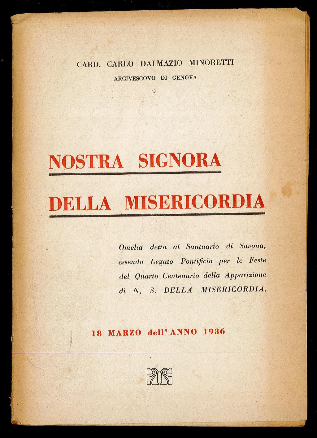 Nostra Signora della Misericordia - Omelia