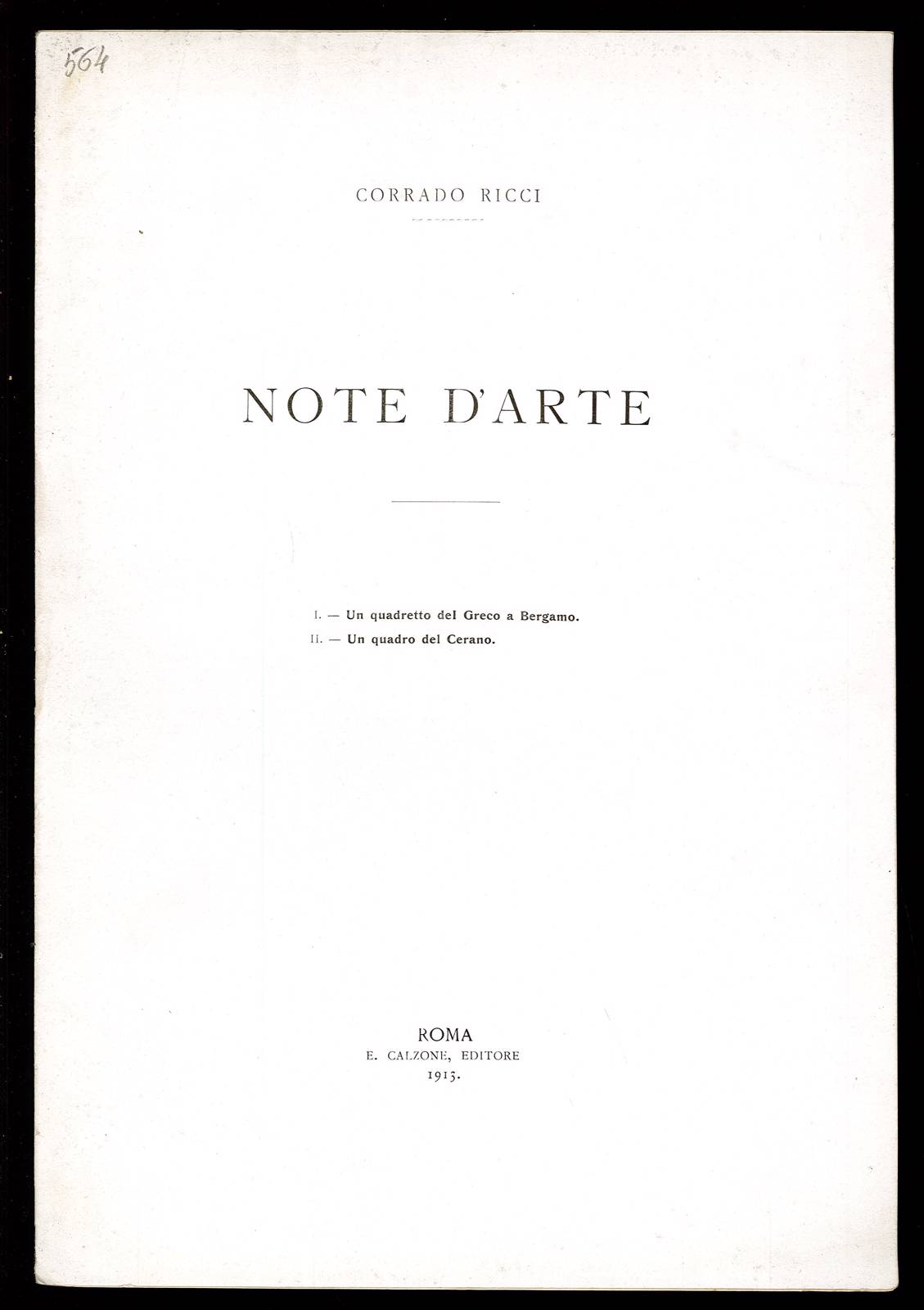 Note d'Arte