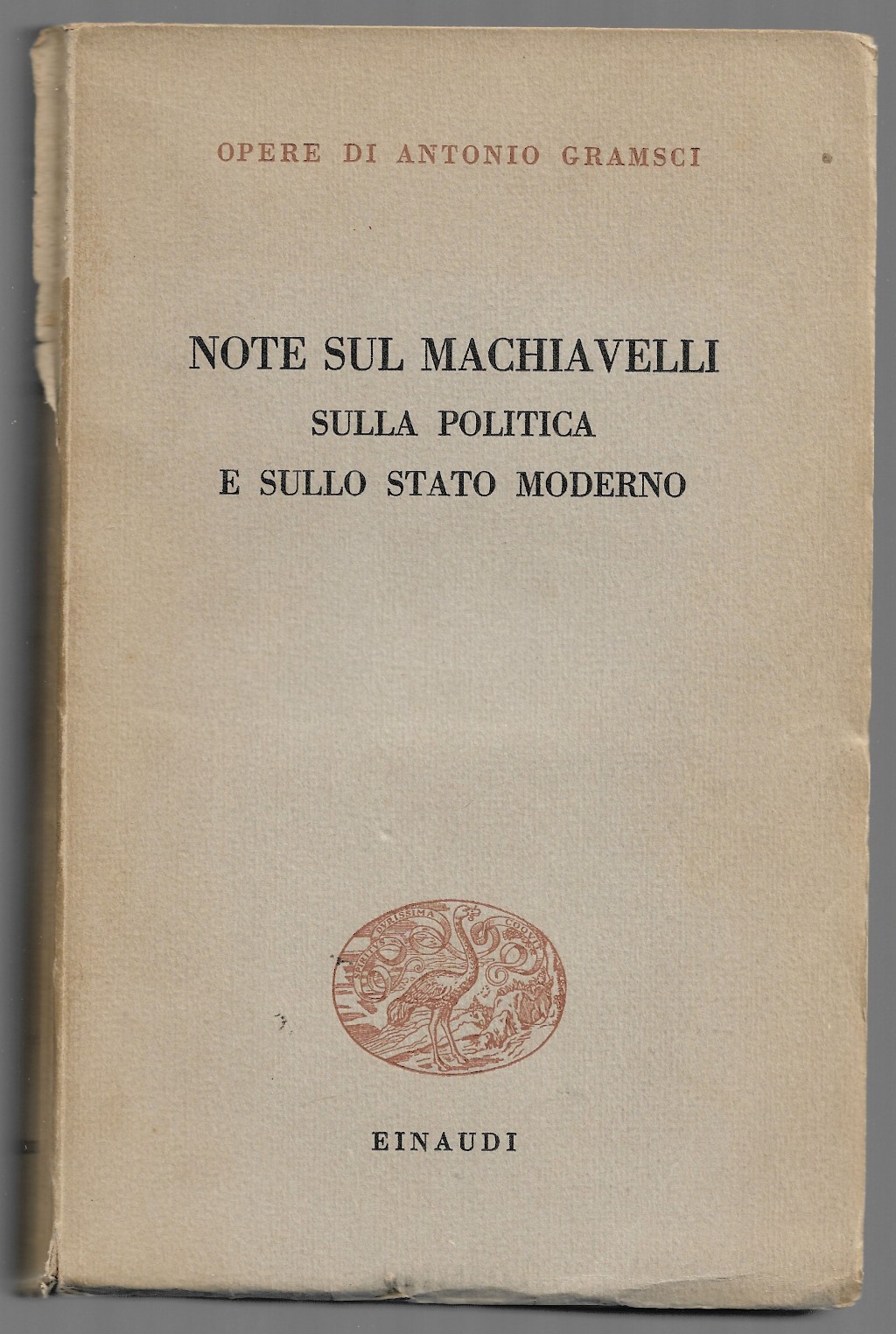 Note sul Machiavelli sulla politica e sullo stato moderno