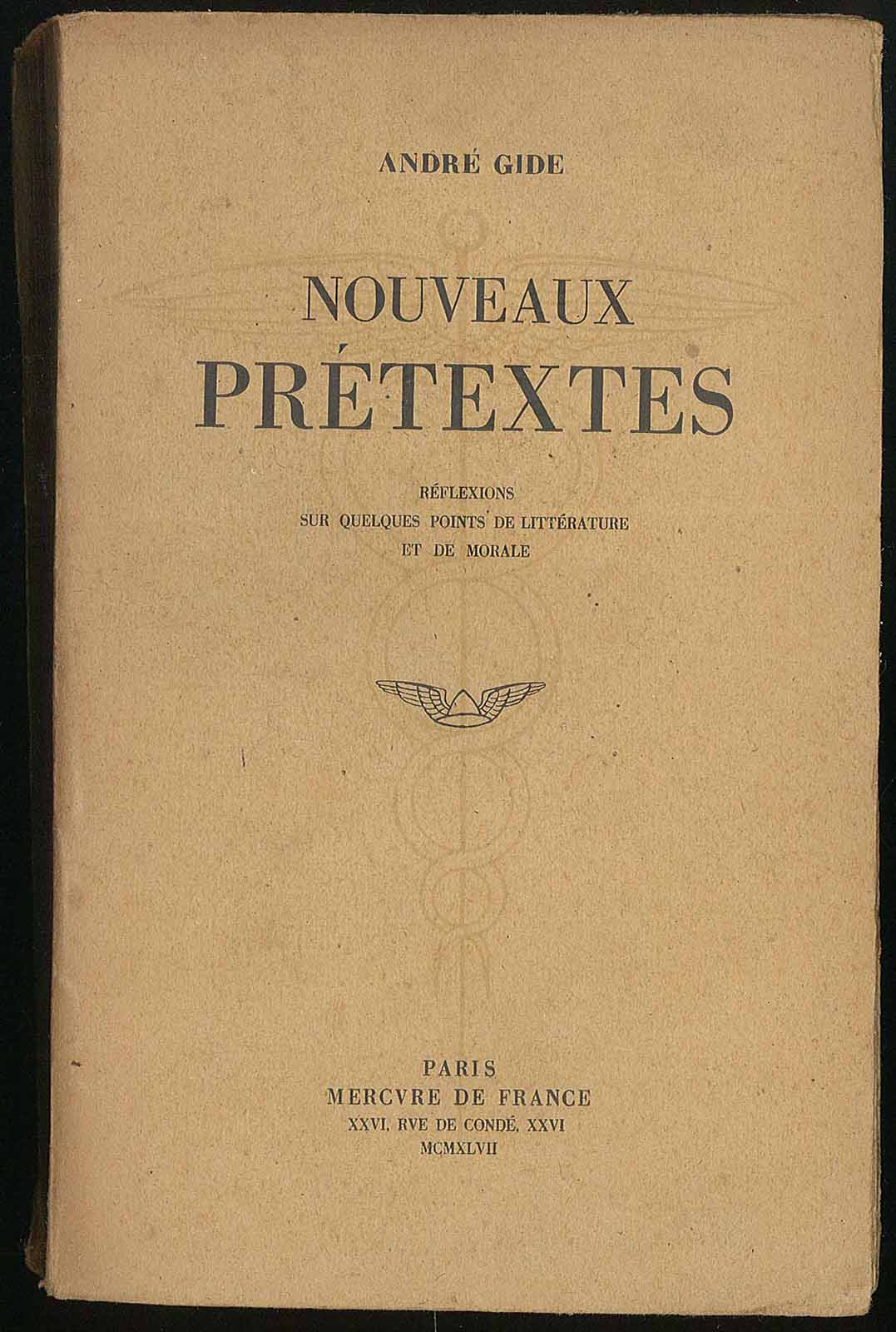 Nouveaux pretextes - Réflexions sur quelques points de littérature et …