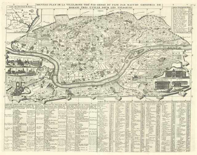Noveau plan de la ville di Rome tiré par ordre …