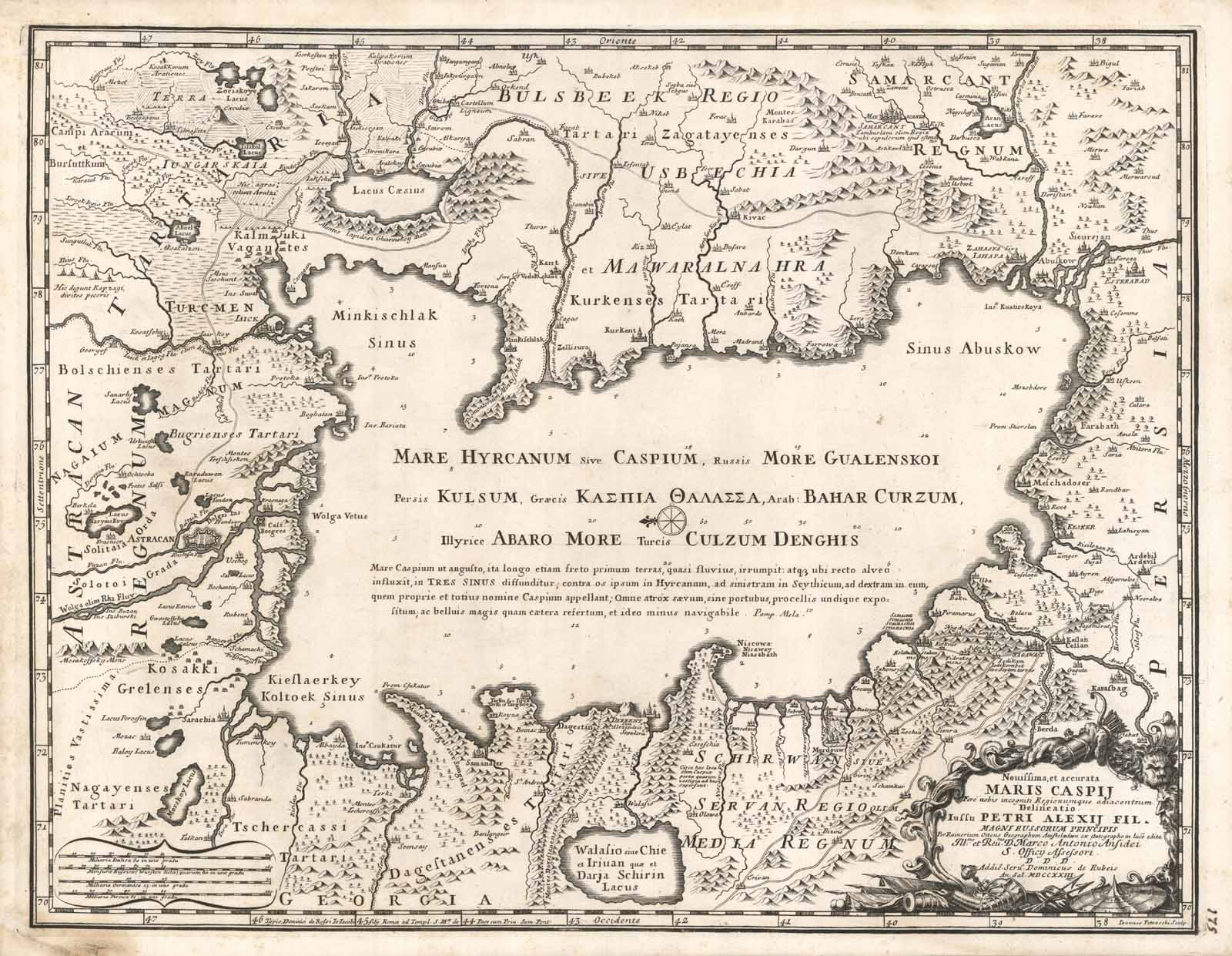 Novissima et accurata Maris Caspij