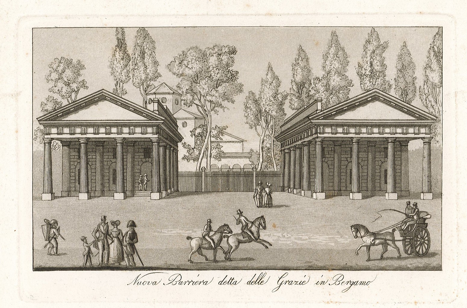 Nuova Barriera detta delle Grazie in Bergamo