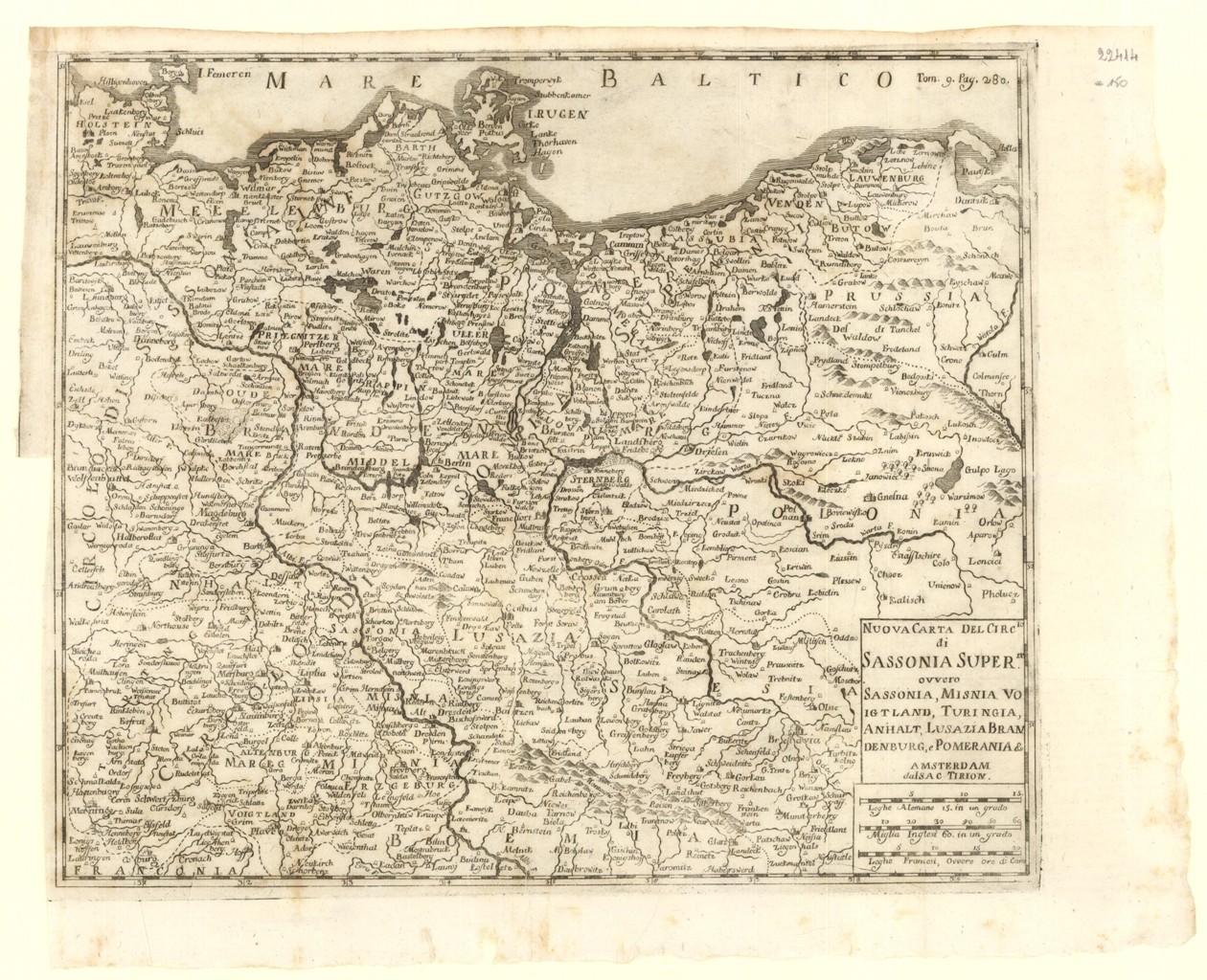 Nuova Carta del Circ.lo di Sassonia Super.re .