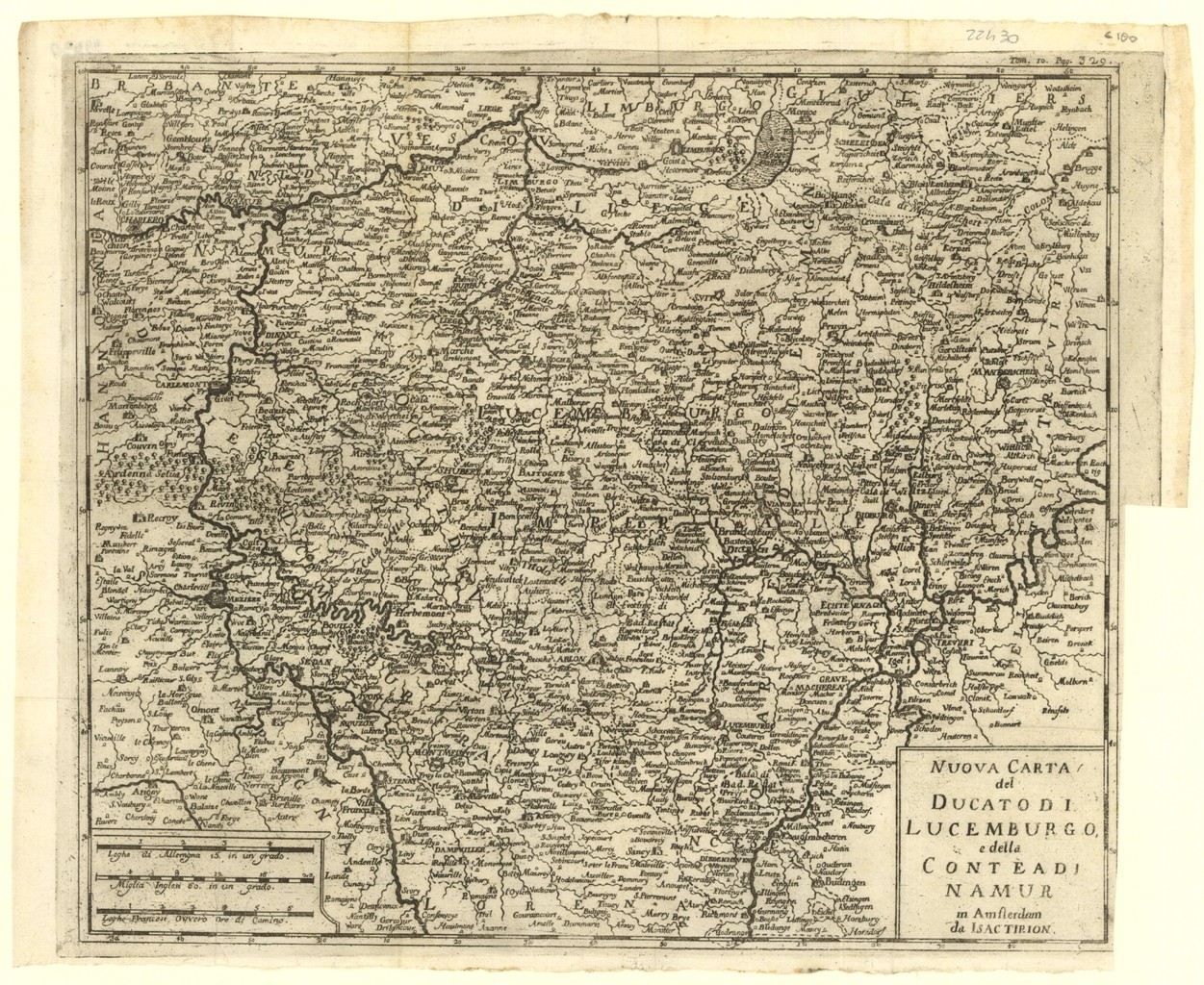 Nuova Carta del Ducato di Lucemburgo e della Contea di …