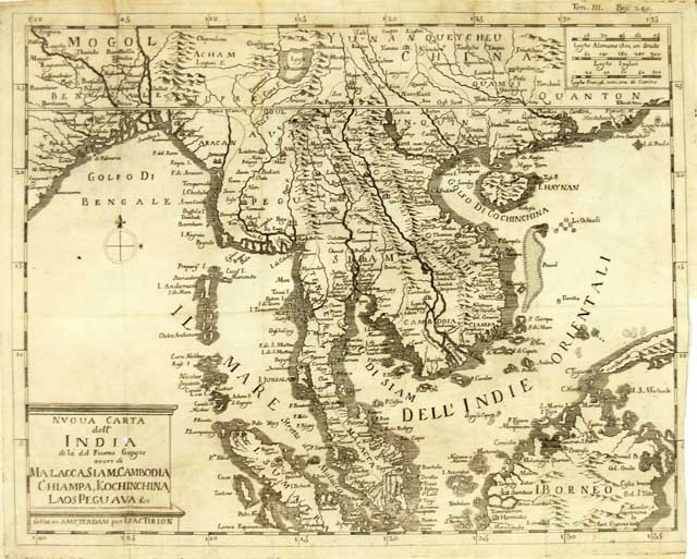 Nuova Carta dell'India di là dal Fiume Ganges .