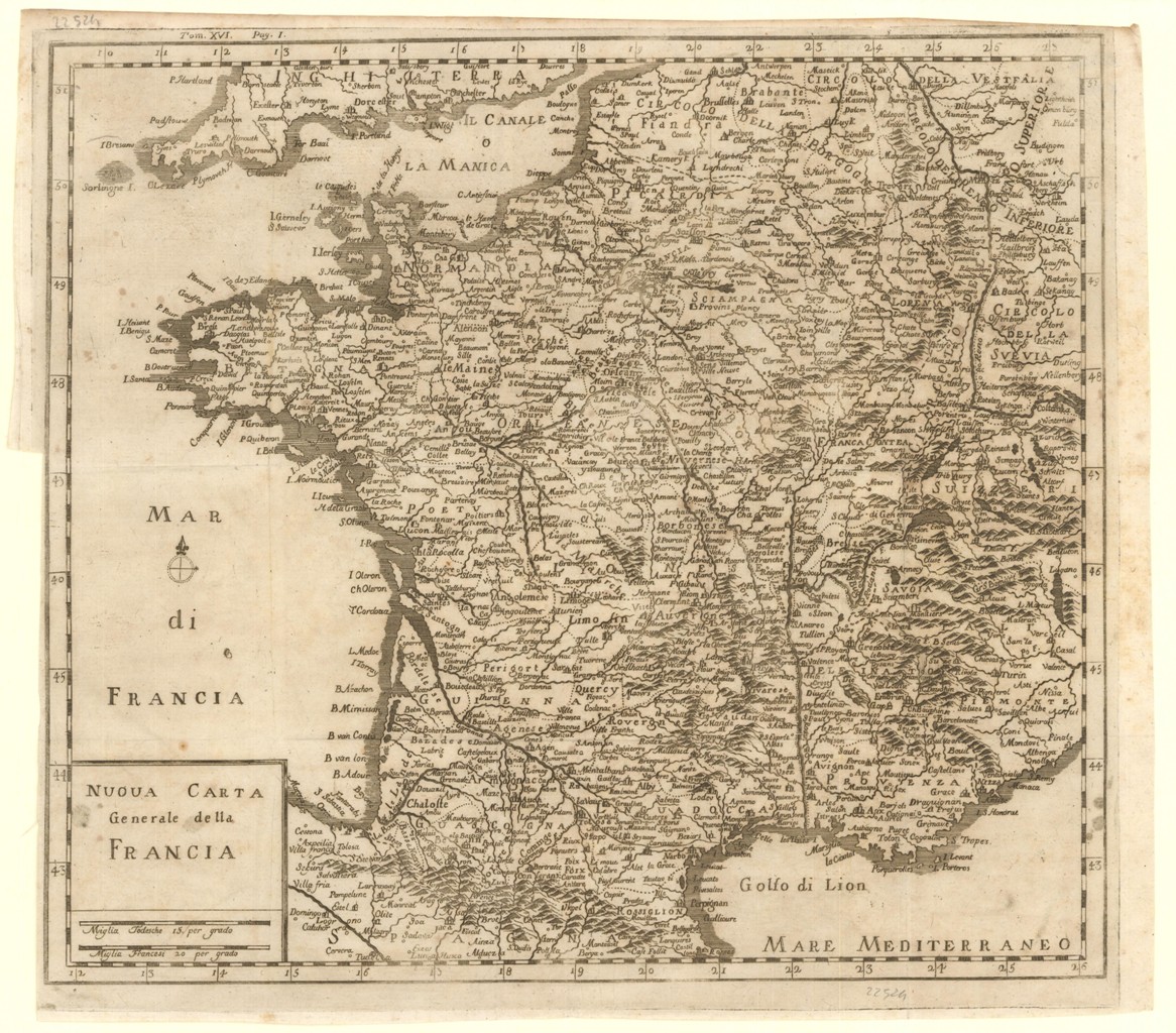 Nuova Carta Generale della Francia