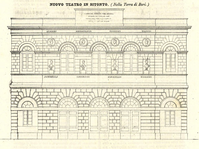 Nuovo teatro in Bitonto (Nella terra di Bari)