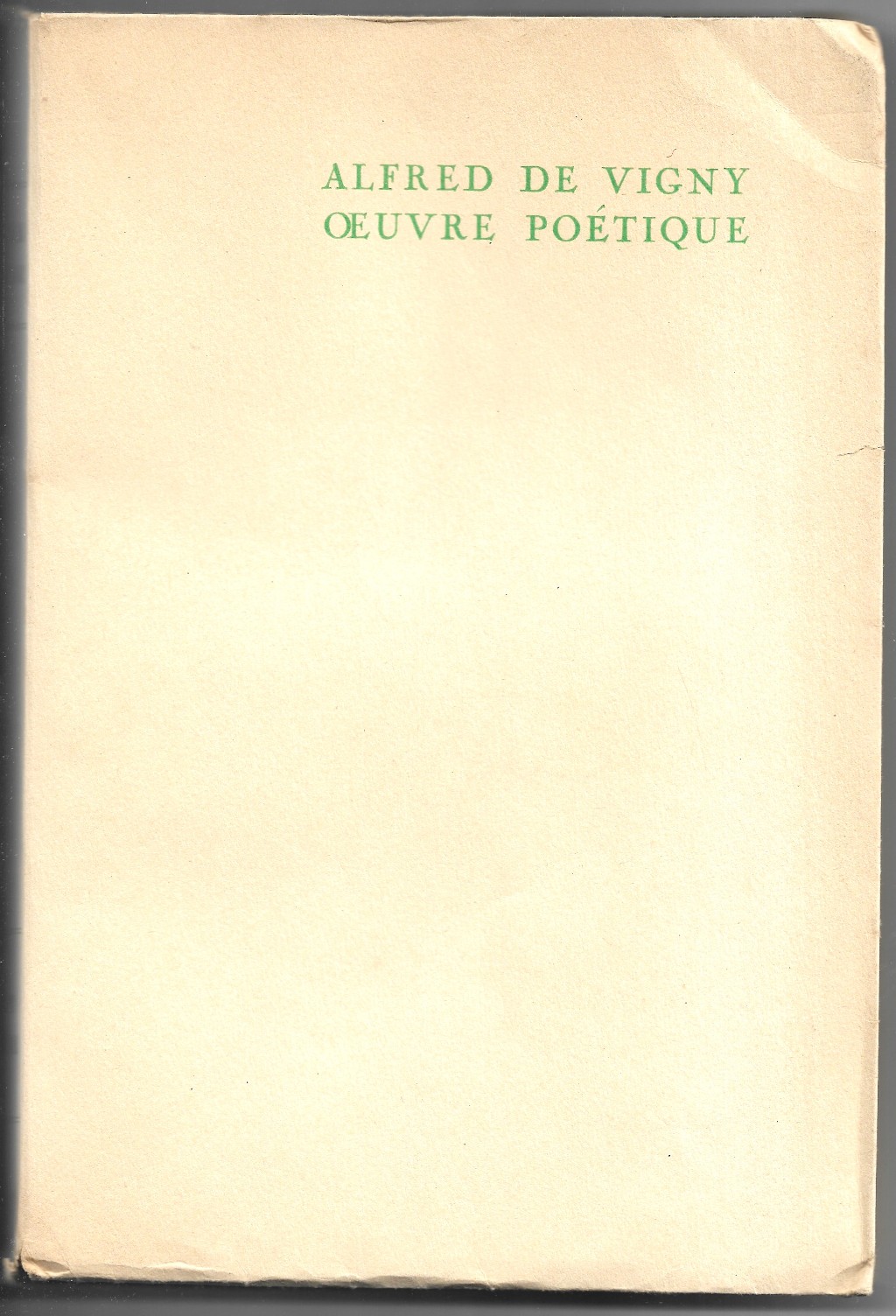 Oeuvre poétique