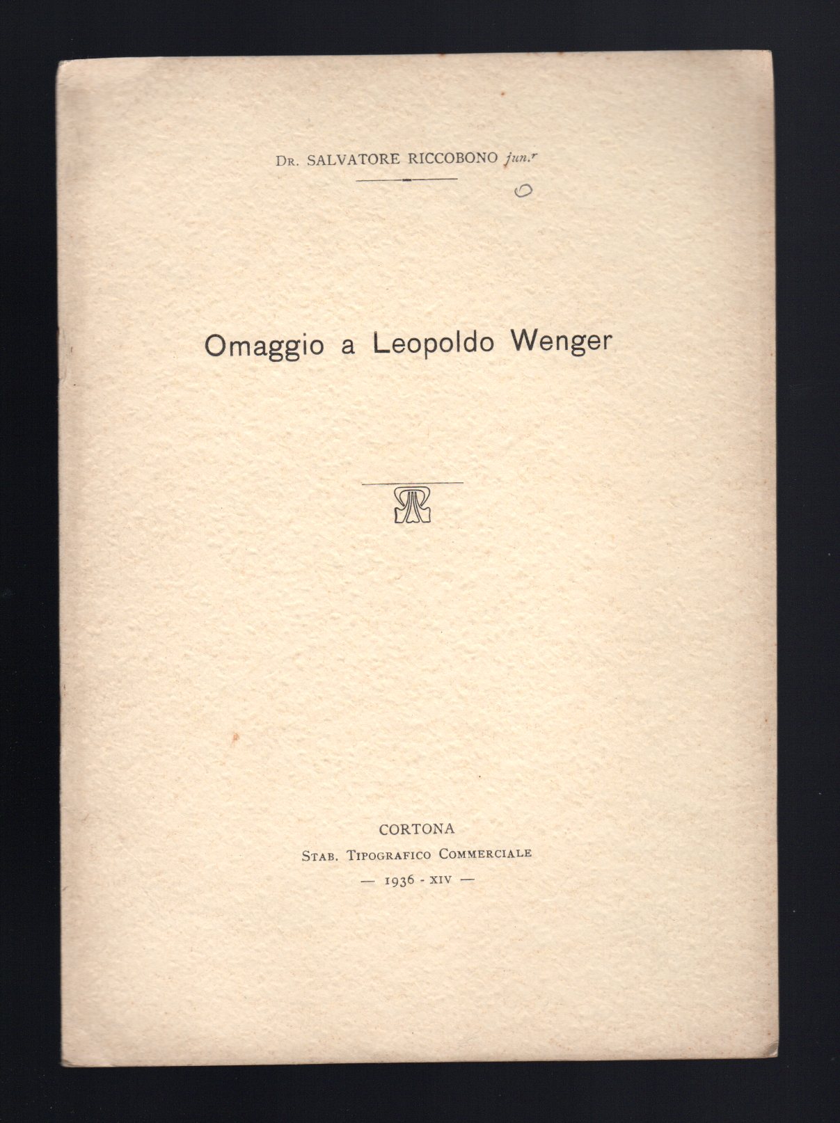Omaggio a Leopoldo Wenger