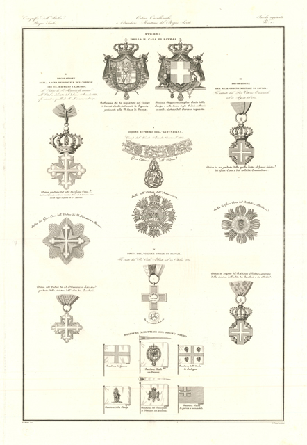 Ordini Cavallereschi e Bandiere Marittime del Regno Sardo